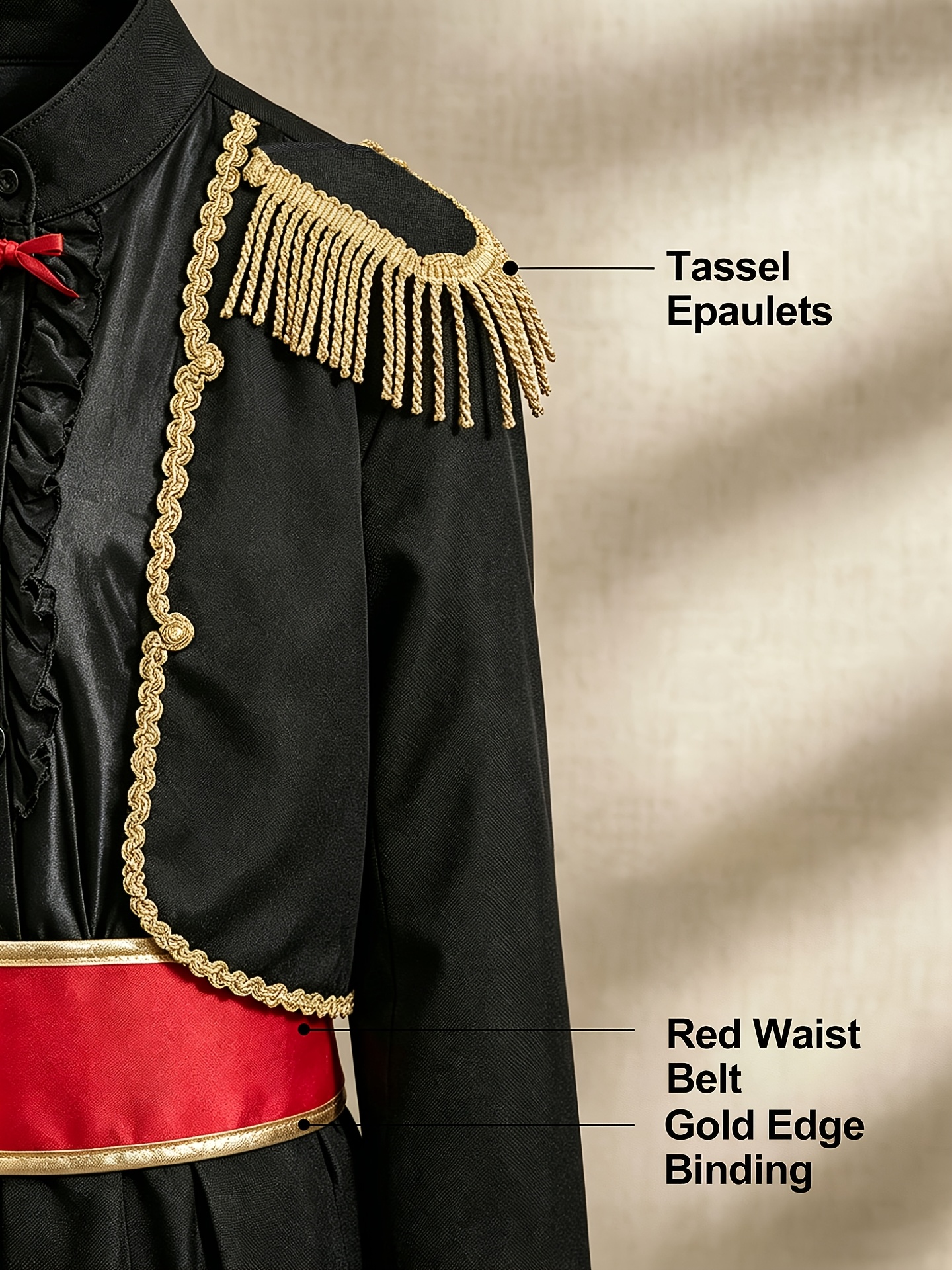 Spanish Matador Flamenco Dance 3pc Costume Set